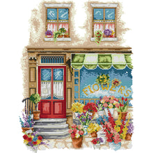 Load image into Gallery viewer, Joy Sunday Florist (35*47CM) 14CT 2 Stamped Cross Stitch
