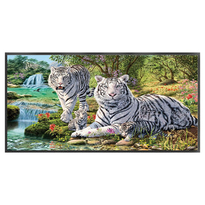 Tiger (70*40CM) 11CT 3 Stamped Cross Stitch