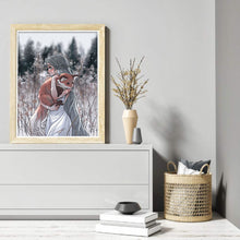 Load image into Gallery viewer, Girl (50*70CM) 11CT 3 Stamped Cross Stitch
