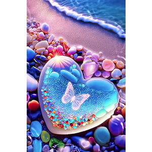 Beach Stone (42*60CM) 11CT 3 Stamped Cross Stitch