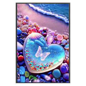 Beach Stone (42*60CM) 11CT 3 Stamped Cross Stitch