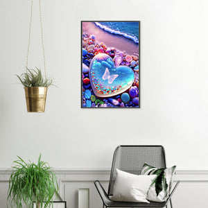 Beach Stone (42*60CM) 11CT 3 Stamped Cross Stitch
