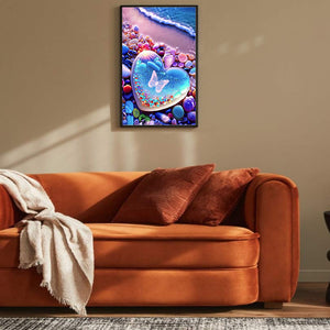 Beach Stone (42*60CM) 11CT 3 Stamped Cross Stitch