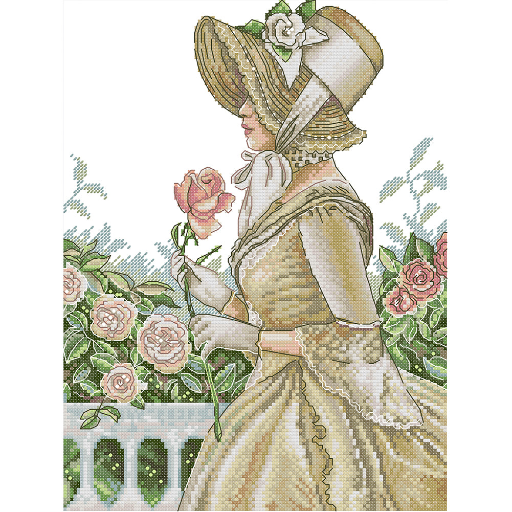 Joy Sunday Beauty (28*36CM) 14CT 2 Stamped Cross Stitch