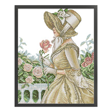 Load image into Gallery viewer, Joy Sunday Beauty (28*36CM) 14CT 2 Stamped Cross Stitch
