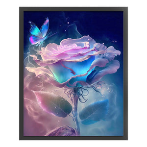 Rose (40*50CM) 11CT 3 Stamped Cross Stitch