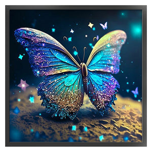 Butterfly (40*40CM) 11CT 3 Stamped Cross Stitch