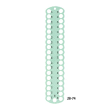 Load image into Gallery viewer, 3pcs Cross Stitch Thread Holder PC 37-Hole for DIY Sewing Storage (Green)
