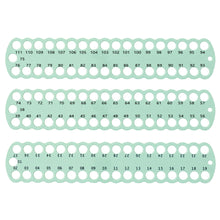 Load image into Gallery viewer, 3pcs Cross Stitch Thread Holder PC 37-Hole for DIY Sewing Storage (Green)
