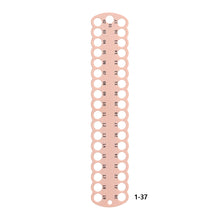 Load image into Gallery viewer, 3pcs Cross Stitch Thread Holder PC 37-Hole for DIY Sewing Storage (Beige)

