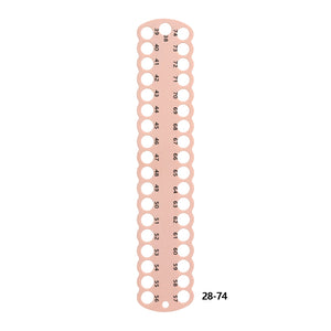 3pcs Cross Stitch Thread Holder PC 37-Hole for DIY Sewing Storage (Beige)
