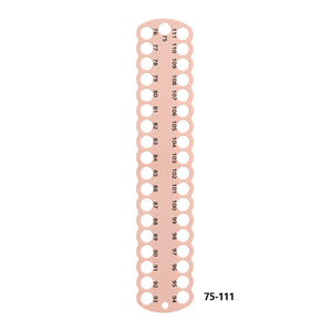 3pcs Cross Stitch Thread Holder PC 37-Hole for DIY Sewing Storage (Beige)