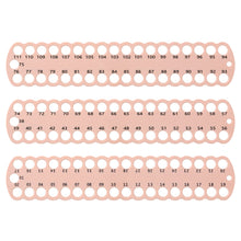 Load image into Gallery viewer, 3pcs Cross Stitch Thread Holder PC 37-Hole for DIY Sewing Storage (Beige)
