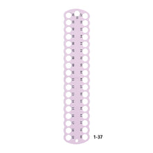 Load image into Gallery viewer, 3pcs Cross Stitch Thread Holder PC 37-Hole for DIY Sewing Storage (Light Purple)
