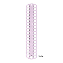 Load image into Gallery viewer, 3pcs Cross Stitch Thread Holder PC 37-Hole for DIY Sewing Storage (Light Purple)
