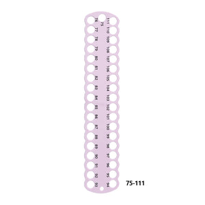 3pcs Cross Stitch Thread Holder PC 37-Hole for DIY Sewing Storage (Light Purple)