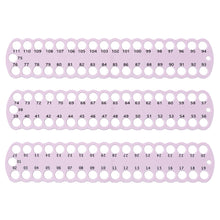 Load image into Gallery viewer, 3pcs Cross Stitch Thread Holder PC 37-Hole for DIY Sewing Storage (Light Purple)

