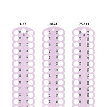 Load image into Gallery viewer, 3pcs Cross Stitch Thread Holder PC 37-Hole for DIY Sewing Storage (Light Purple)
