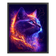 Load image into Gallery viewer, Cat (40*50CM) 11CT 3 Stamped Cross Stitch
