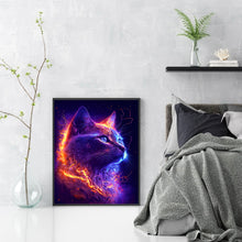 Load image into Gallery viewer, Cat (40*50CM) 11CT 3 Stamped Cross Stitch
