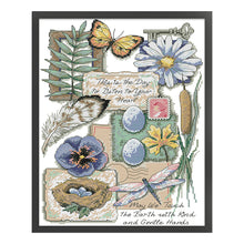 Load image into Gallery viewer, Joy Sunday Flower (28*41CM) 14CT 2 Stamped Cross Stitch
