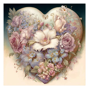 Flower (50*50CM) 11CT 3 Stamped Cross Stitch