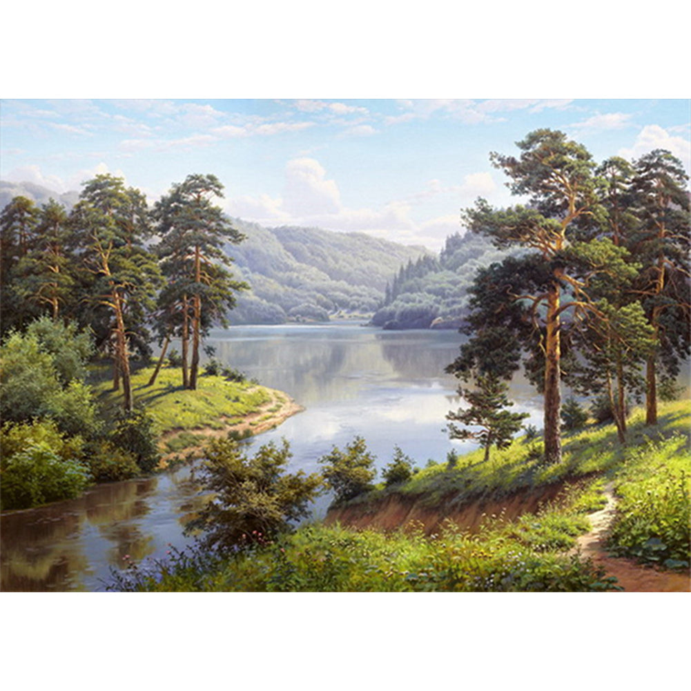 Pine (50*40CM) 11CT 3 Stamped Cross Stitch