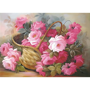 Rose (74*53CM) 11CT 3 Stamped Cross Stitch