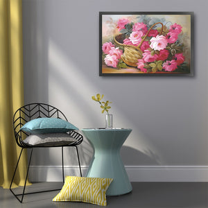 Rose (74*53CM) 11CT 3 Stamped Cross Stitch