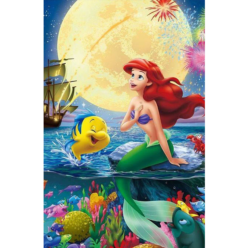Princess (50*80CM) 11CT 3 Stamped Cross Stitch
