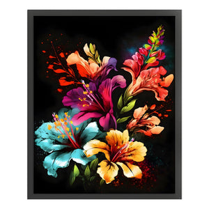 Gladiolus (40*50CM) 11CT 3 Stamped Cross Stitch