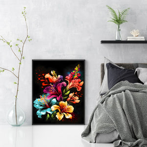 Gladiolus (40*50CM) 11CT 3 Stamped Cross Stitch