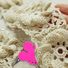 Load image into Gallery viewer, DIY Automatic Needle Threader Handmade for Hand Stitching Needle (Rose Red)
