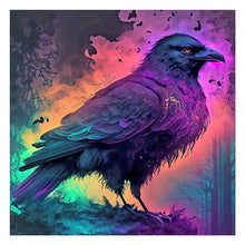 Load image into Gallery viewer, Crow (50*50CM) 11CT 3 Stamped Cross Stitch
