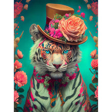 Load image into Gallery viewer, Tiger (40*50CM) 11CT 3 Stamped Cross Stitch
