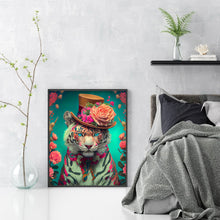 Load image into Gallery viewer, Tiger (40*50CM) 11CT 3 Stamped Cross Stitch
