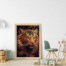Load image into Gallery viewer, Tiger (40*60CM) 11CT 3 Stamped Cross Stitch
