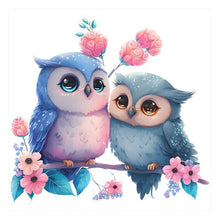 Load image into Gallery viewer, Owl (45x45CM) 9CT 4 Stamped Cross Stitch
