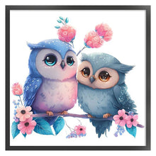 Load image into Gallery viewer, Owl (45x45CM) 9CT 4 Stamped Cross Stitch
