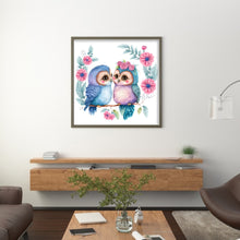 Load image into Gallery viewer, Owl (45*45CM) 9CT 4 Stamped Cross Stitch
