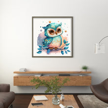 Load image into Gallery viewer, Owl (45*45CM) 9CT 4 Stamped Cross Stitch

