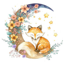 Load image into Gallery viewer, Fox (45*45CM) 9CT 4 Stamped Cross Stitch
