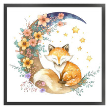 Load image into Gallery viewer, Fox (45*45CM) 9CT 4 Stamped Cross Stitch
