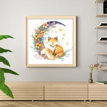 Load image into Gallery viewer, Fox (45*45CM) 9CT 4 Stamped Cross Stitch

