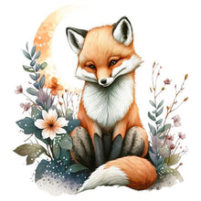 Load image into Gallery viewer, Fox (45*45CM) 9CT 4 Stamped Cross Stitch
