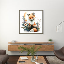 Load image into Gallery viewer, Fox (45*45CM) 9CT 4 Stamped Cross Stitch
