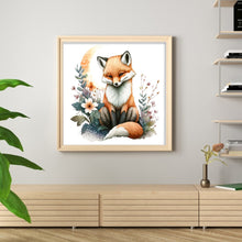 Load image into Gallery viewer, Fox (45*45CM) 9CT 4 Stamped Cross Stitch
