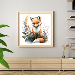 Fox (45*45CM) 9CT 4 Stamped Cross Stitch