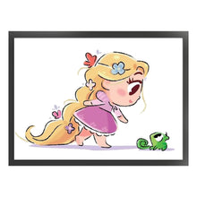 Load image into Gallery viewer, Princess (55x40CM) 9CT 4 Stamped Cross Stitch
