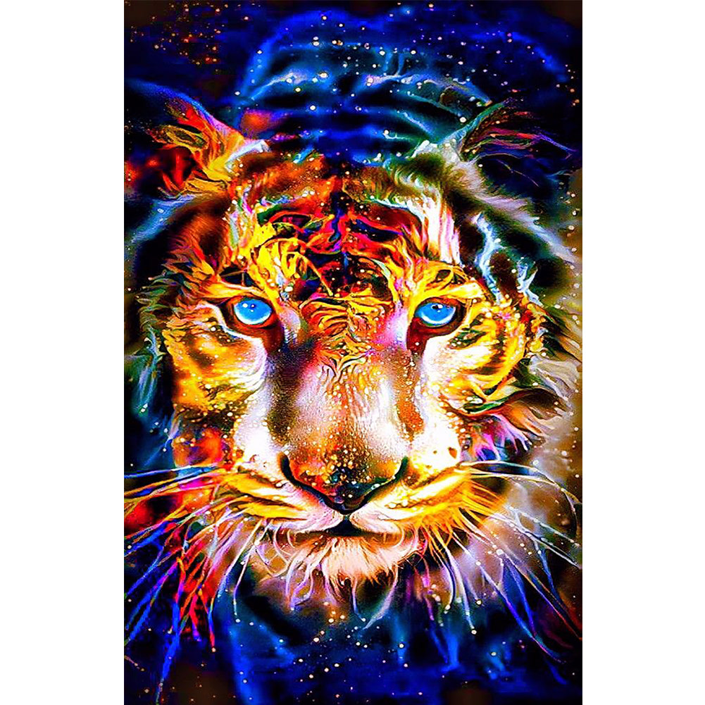 Tiger (40*60CM) 11CT 3 Stamped Cross Stitch